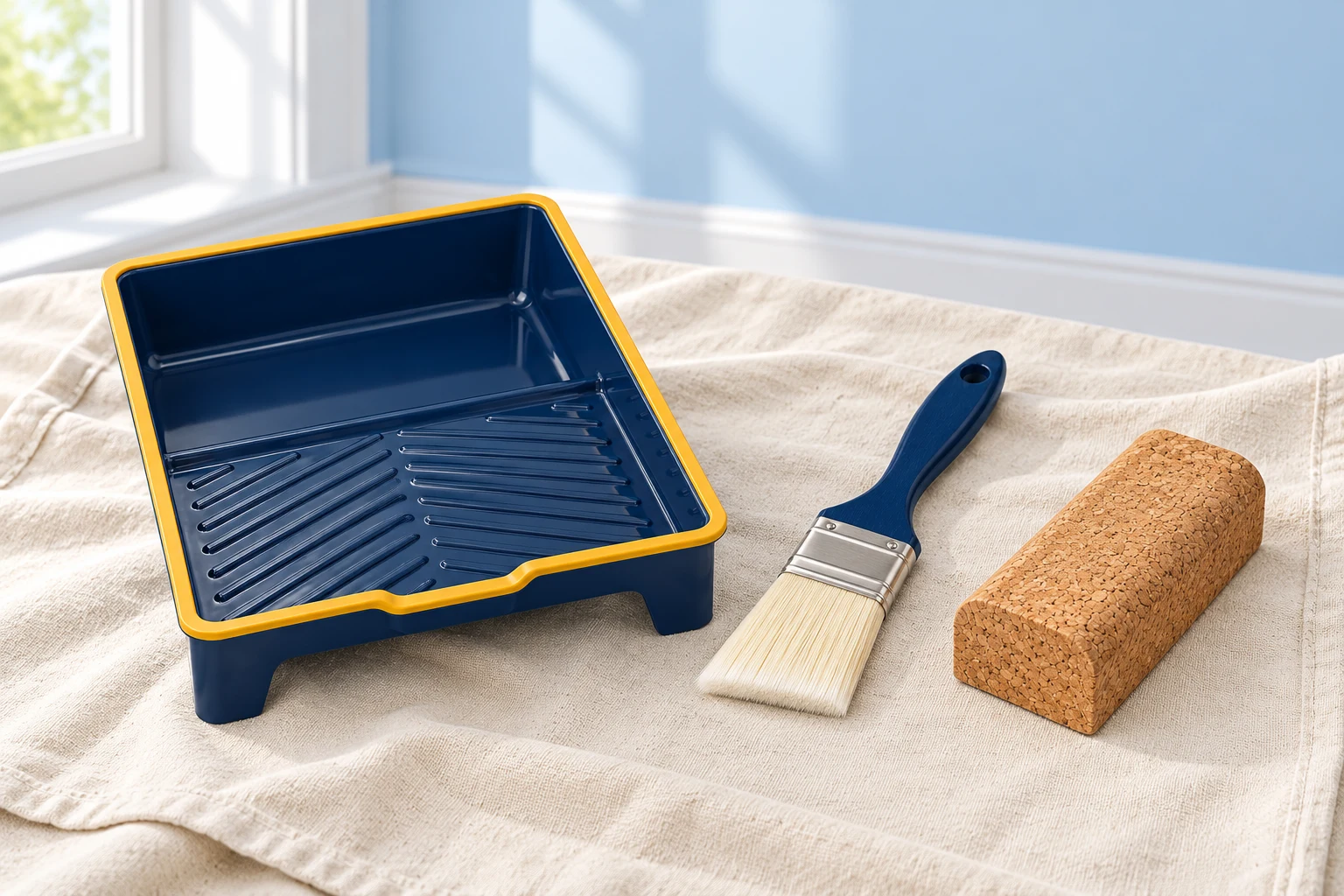 Interior decorating paint tools collection